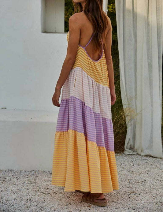 By Together - Striped V-neck Dress