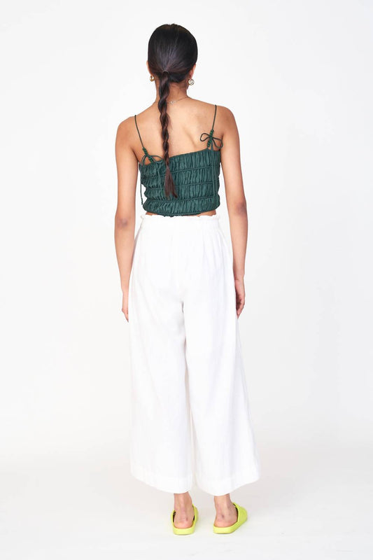 Mirth - Wide Leg Ankle Length Pants