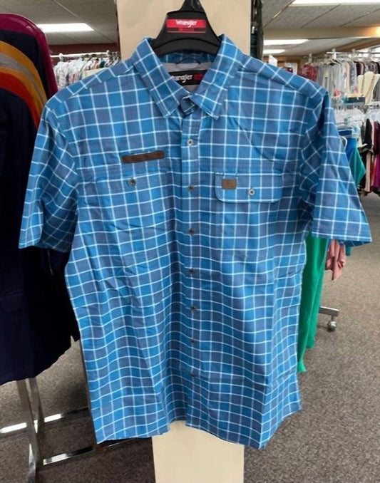 Wrangler - Men's Short Sleeve Plaid Riggs Wear Shirt