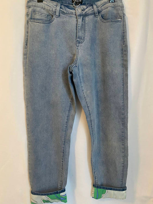 Azi - AZI Jeans with contrast cuff