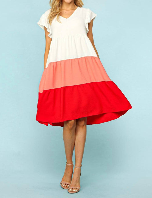 Haptics - Babydoll Ruffled Dress