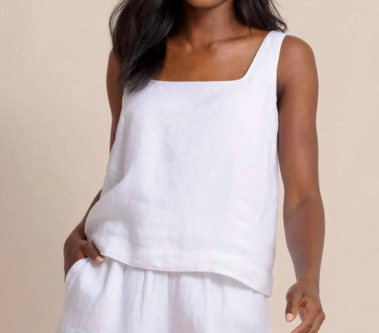 Southern Tide - Verity Linen Square Neck Tank