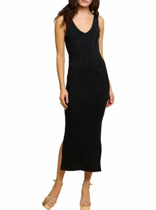 Ciebon - Sleeveless Knit Midi Dress
