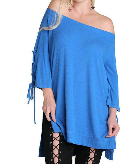 Umgee - Casual Cutie Lace Up Top