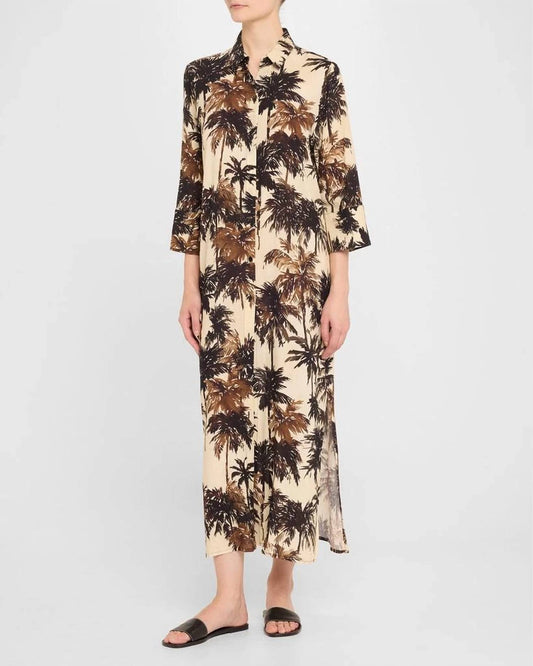 Lenny Niemeyer - Corumbau shirt dress with slit