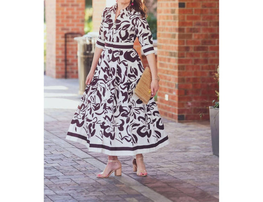 Milva Mi - Button Front Midi Shirt Dress