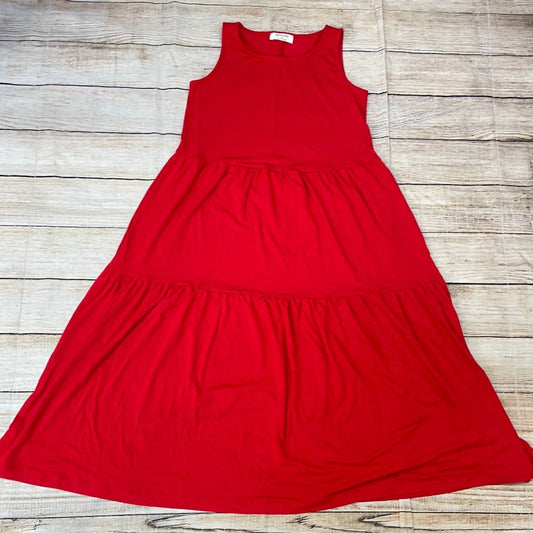 Zenana - Women's Sleeveless Tiered Midi Dress