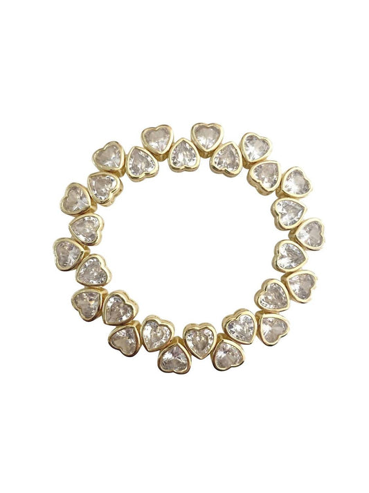 Gemelli - Women's Heart Stretch Bracelet