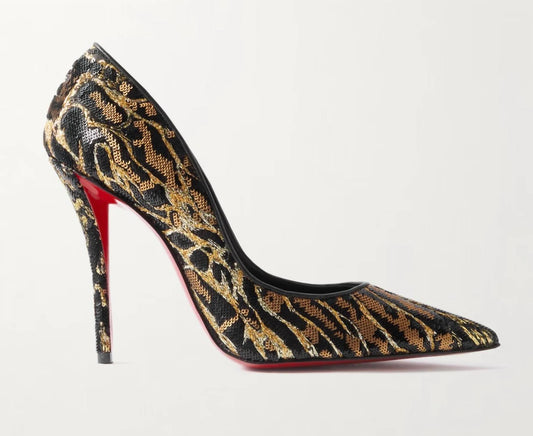 Christian Louboutin - Women's Miss Z Ocelot Heels