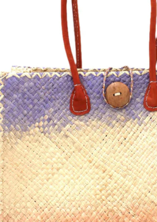 Shebobo - Women's Large Zafran Holden Ombre Straw Beach Bag