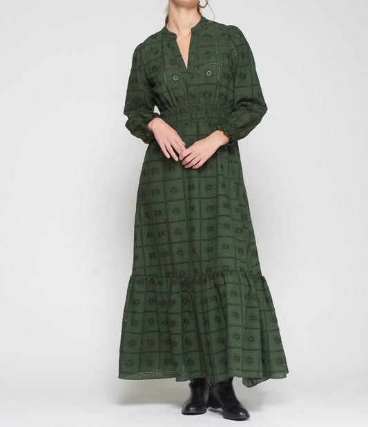 Vilagallo - Eyelet Long Dress