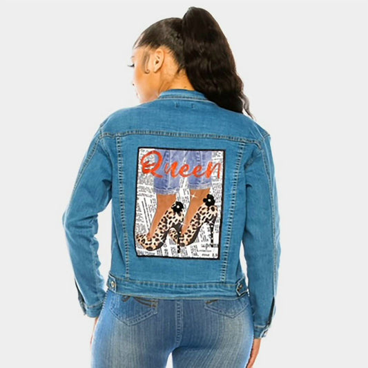 Wona Trading - Queen Stiletto Heel Back Accented Jacket