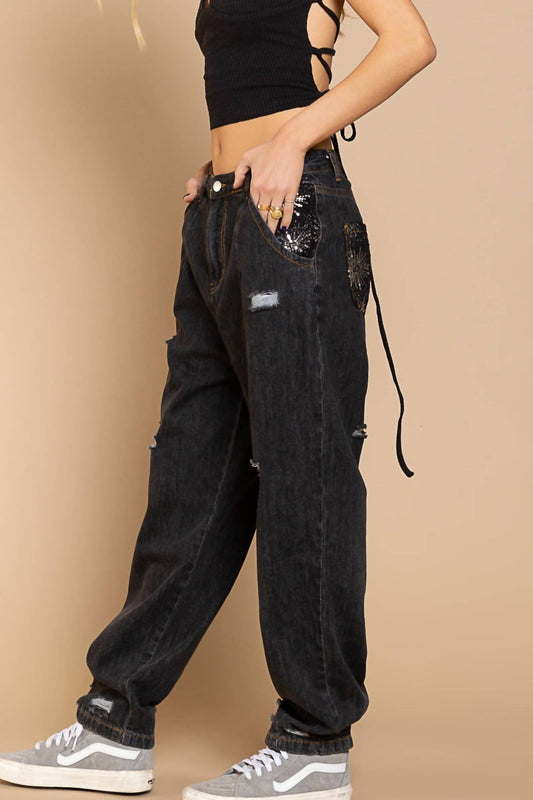 Pol - Denim Slouchy Jeans