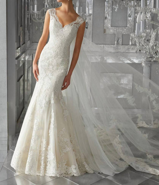 Morilee - Monet Frosted Embroidered Dress