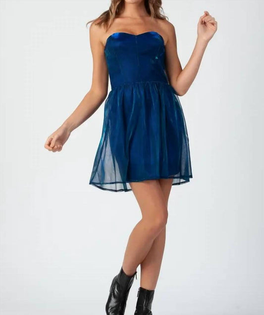 Lucca - Holiday Iridescent Strapless Dress