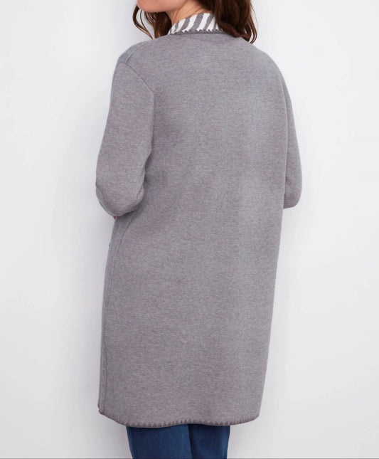 Charlie B - Blanket Stitch Long Cardigan