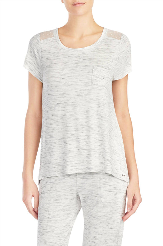 Kensie - Short Sleeve Sleep Pajama Top