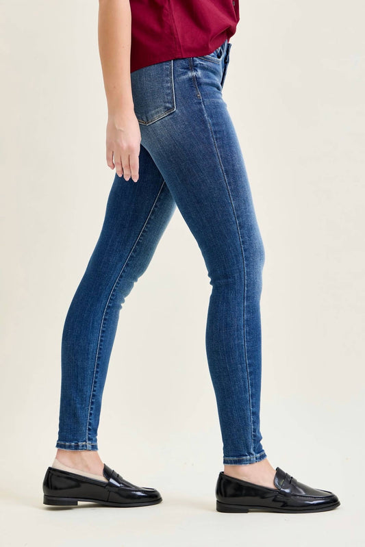 Judy Blue - High Rise Button Fly Skinny Jean