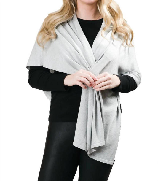 Top It Off - Katie Metallic Wrap