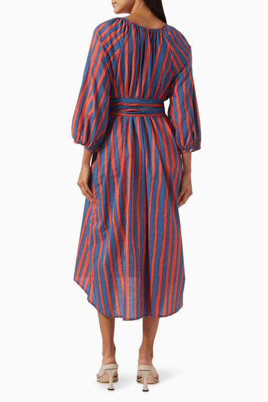 Natalie Martin - Alex Midi Dress With Sash
