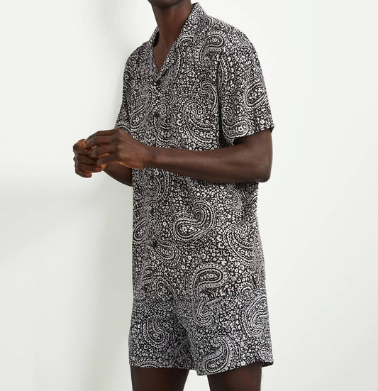 MEN VACATION PAISLEY SHIRT