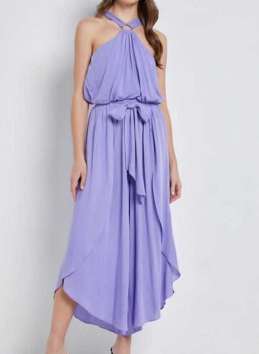 Mustard Seed - Ring Waist Tie Wrap Jumpsuit