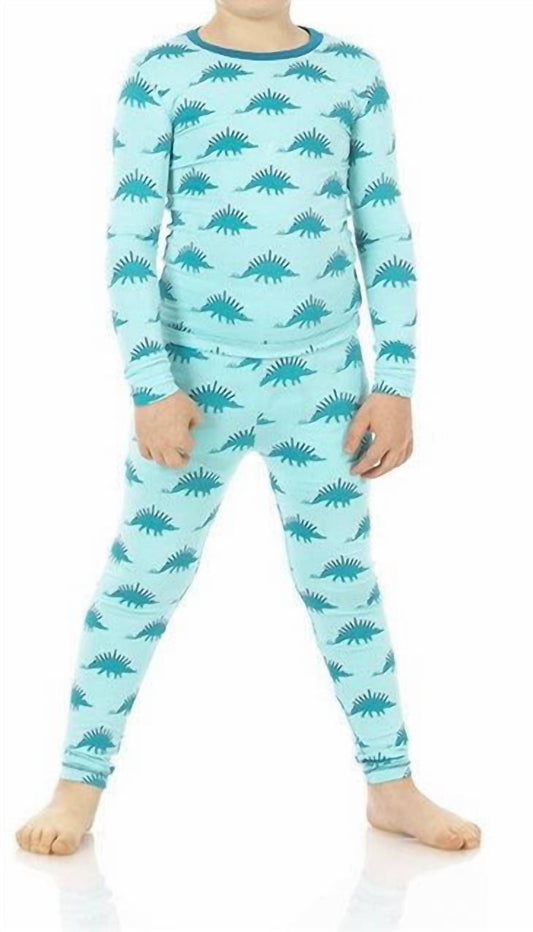 Kickee - Kid's Menorahsaurus Pajama Set