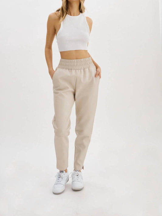 Lamarque - Nineta Leather Joggers