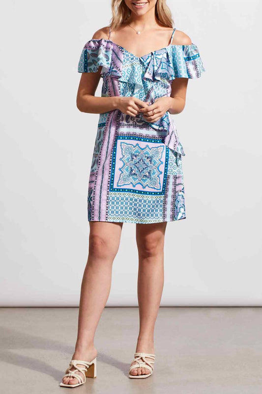 Tribal - Wear 2 Ways Ruffle Mini Dress