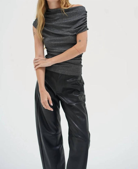 Lna - Lurex Ribbed Top