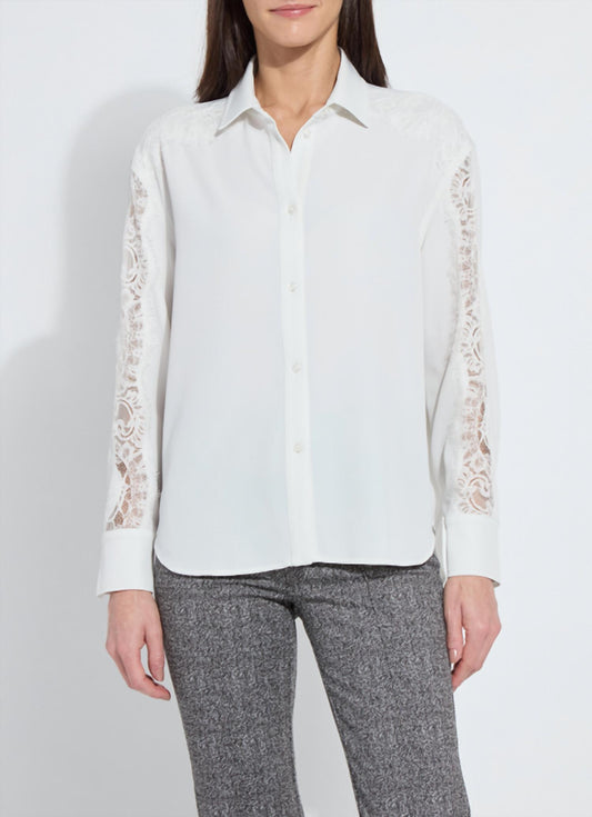 Lysse - Natasha Lace Trim Shirt
