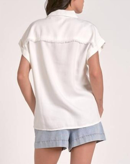 Elan - Pocketed Button Up Shirt