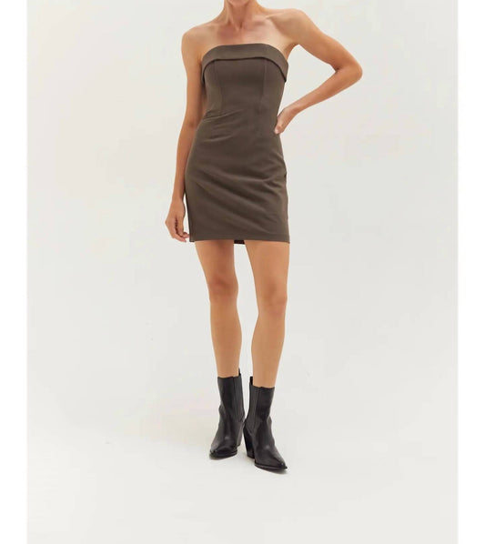 Crescent - Gia Strapless Mini Dress