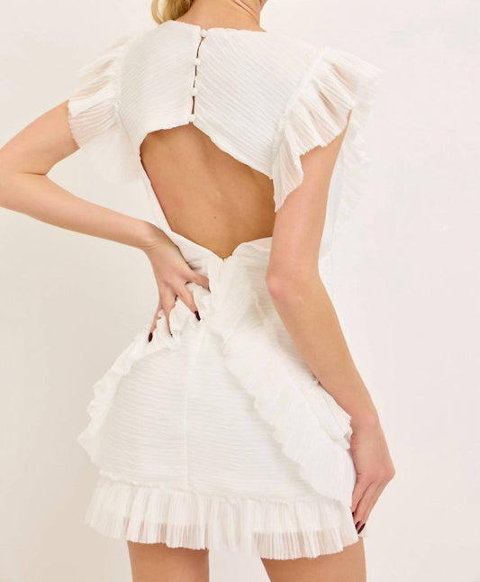 Lena - Ruffle & Ready Mini Dress