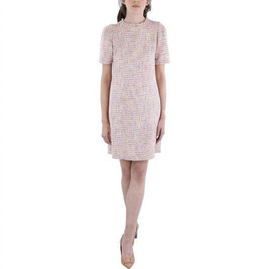 Nanette Lepore - Metallic Tweed Mini Dress