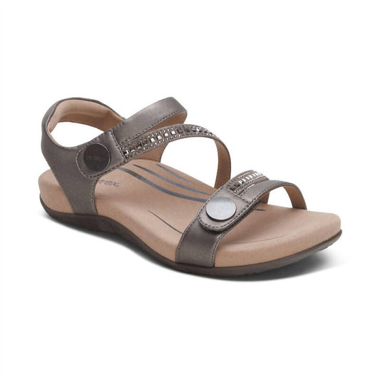 Aetrex - Women's Jess Adjustable Quarter Strap Sandal