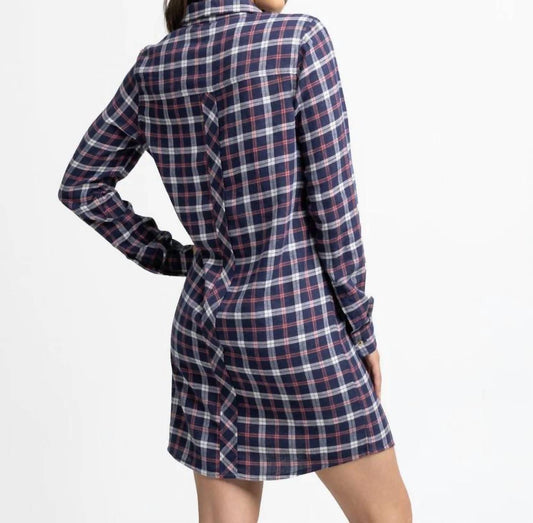 Southern Tide - Kamryn Chilly Morning Plaid Dress