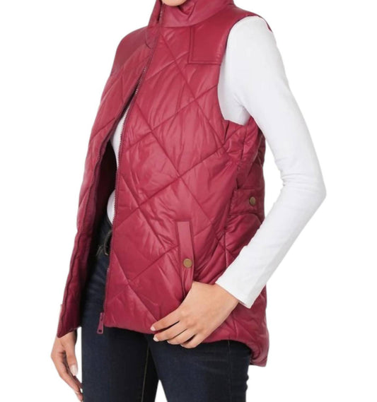 Zenana - Diamond Quilted Vest