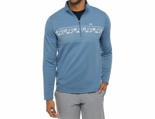 Travismathew - Upgraded Striped 1/4 Zip Pullover