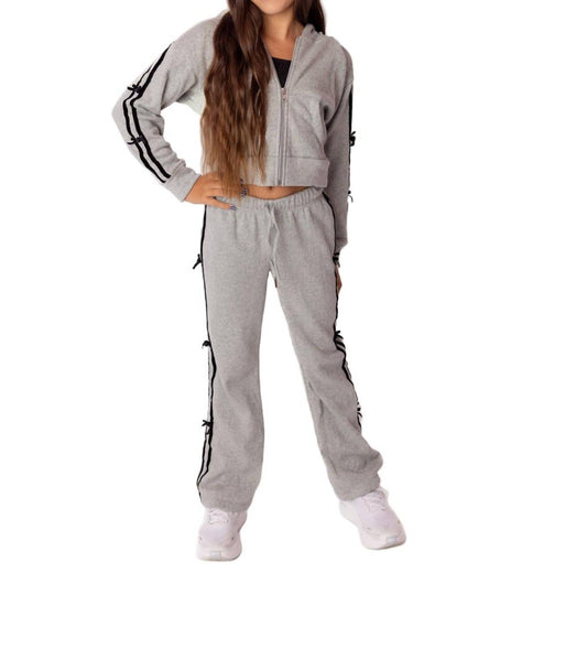 Flowers By Zoe - Bows Zip Jacket