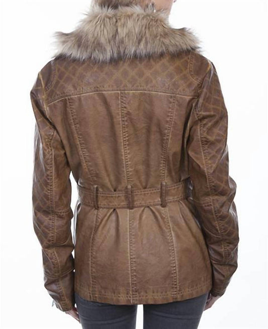 Scully - Faux Fur Trim Jacket