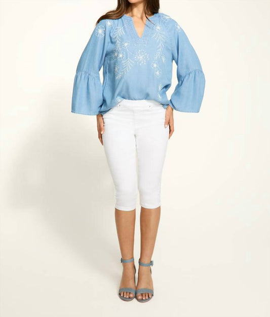 Fdj - Pull On Pedal Pusher Pant