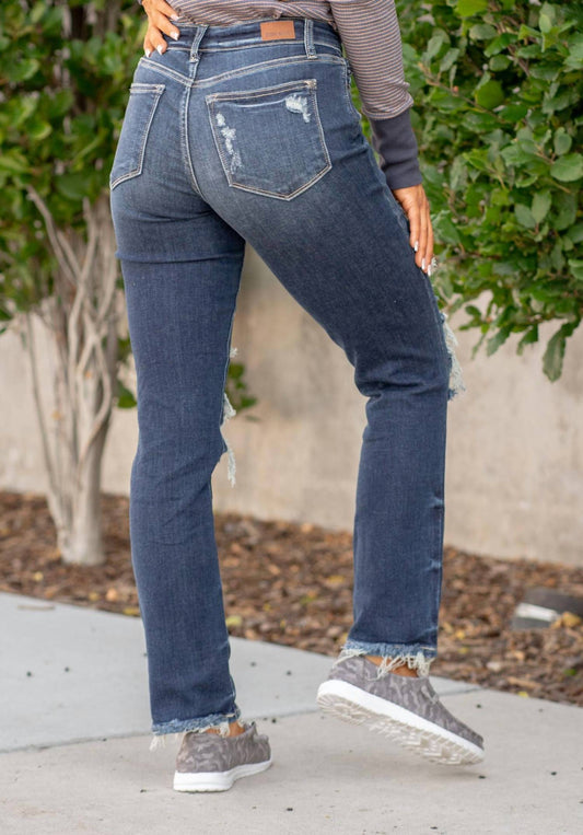 Judy Blue - Mid Rise Nashville Straight Leg Jeans
