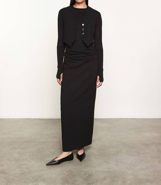 Enza Costa - FINE CASHMERE KNITTED CREWNECK SWEATER