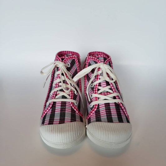 Renbut Shoes - Kid's Cap-toe Hi-top Canvas Zipper Sneaker