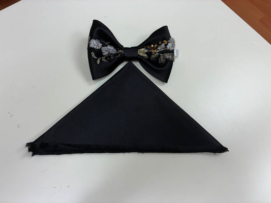 Quiet Luxury - Men's Bow Tie And Pocket Piece