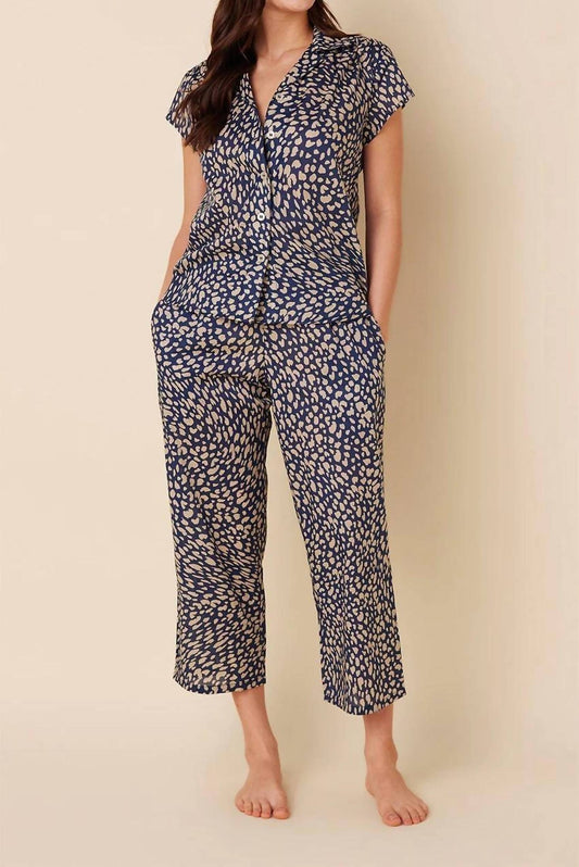The Cat'S Pajamas - Collette Voile Capri Pajama Set