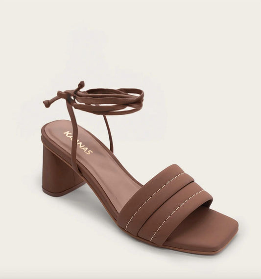 Kaanas - Women's Pandora Chunky Band Heel With Ankle Strap