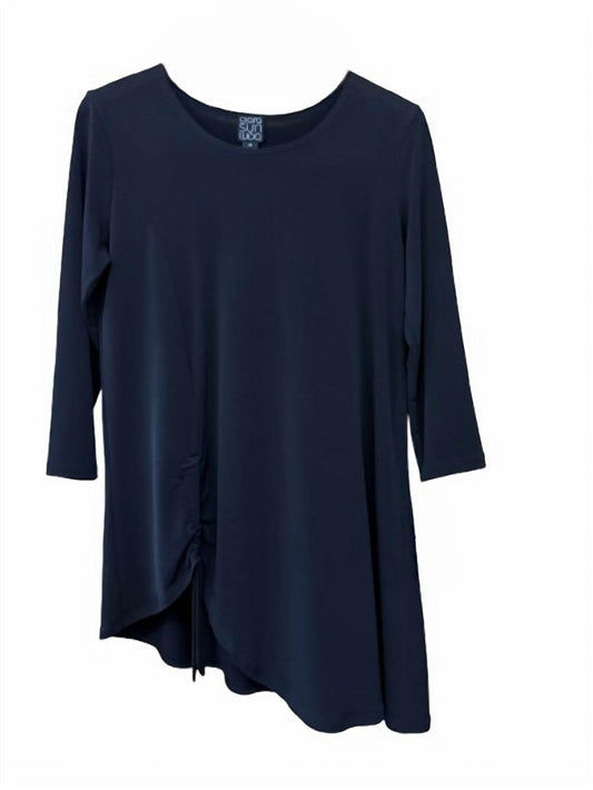 Clara Sunwoo - Women's Three-Quarter Sleeves Scoopneck Tunic