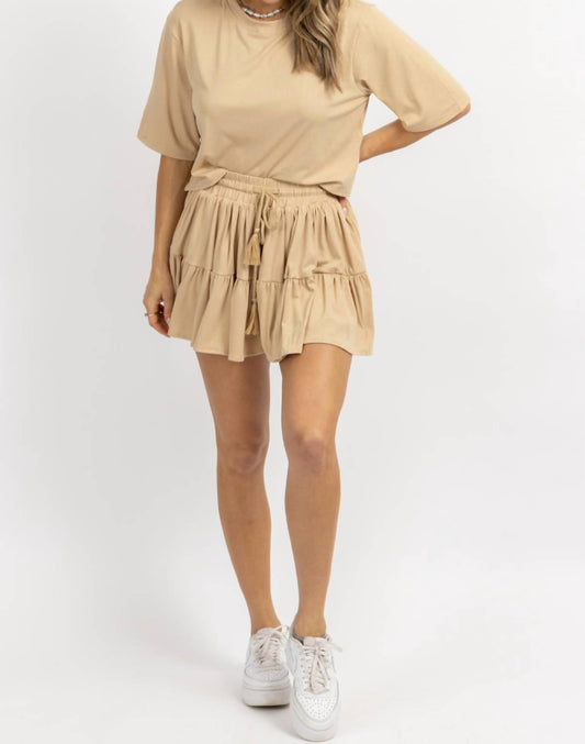 CROP + TIER MINI SKORT SET